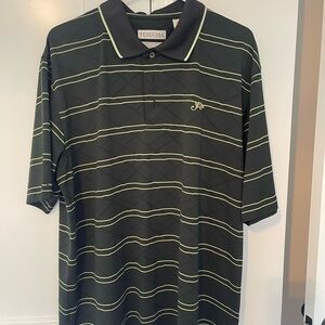TEHAMA Dark and Light Striped Polo Shirt